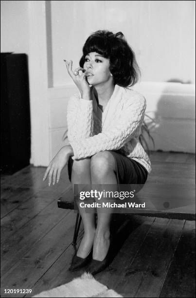 Actress and singer Rita Moreno at Michael Ward's house.