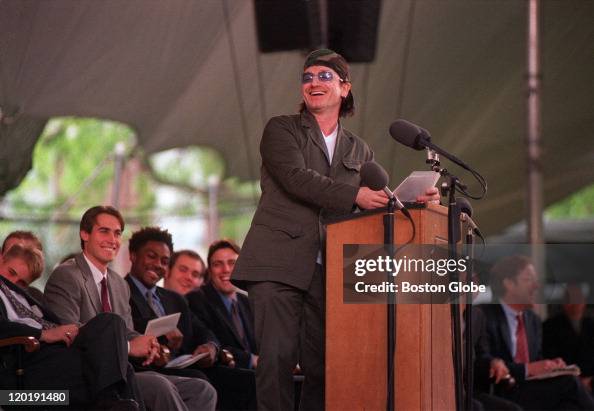 Bono At Harvard Class Day Bono At Harvard Class Day