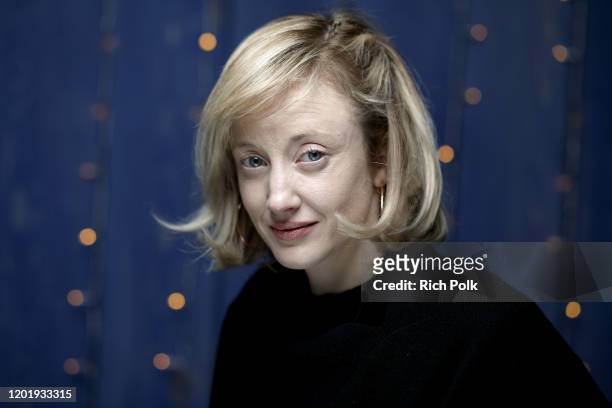 Andrea Riseborough of 'Luxor' attends the IMDb Studio at Acura Festival Village on location at the 2020 Sundance Film Festival – Day 2 on January 25,...