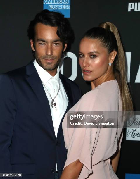 Aarón Díaz and Lola Ponce attend 2020 Roc Nation THE BRUNCH on January 25, 2020 in Los Angeles, California.