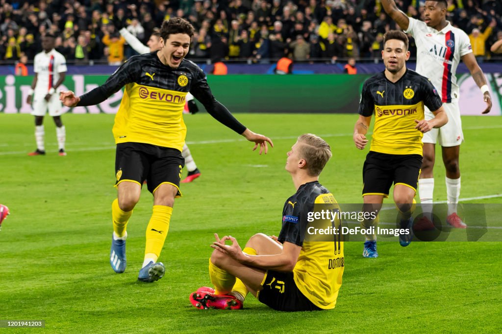 Borussia Dortmund v Paris Saint-Germain - UEFA Champions League Round of 16: First Leg