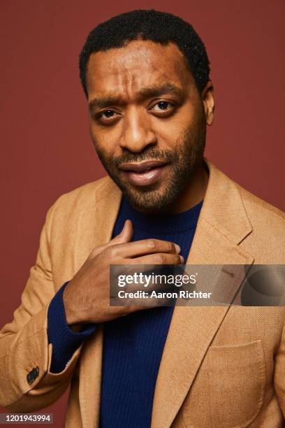 Chiwetel Ejiofor from 'The Boy Who Harnessed The Wind' poses for a portrait in the Pizza Hut Lounge in Park City, Utah on January 26, 2019 in Park...