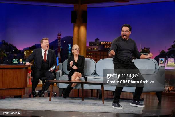 The Late Late Show with James Corden airing Tuesday, February 11 with guests Anna Farris, Michael Pena, and standup comic Lou Sanders.