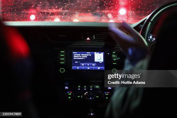 Iranian chess arbiter Shohreh Bayat is picked up from Newcastle train station by a friend from the chess community in Newcastle, England on February...