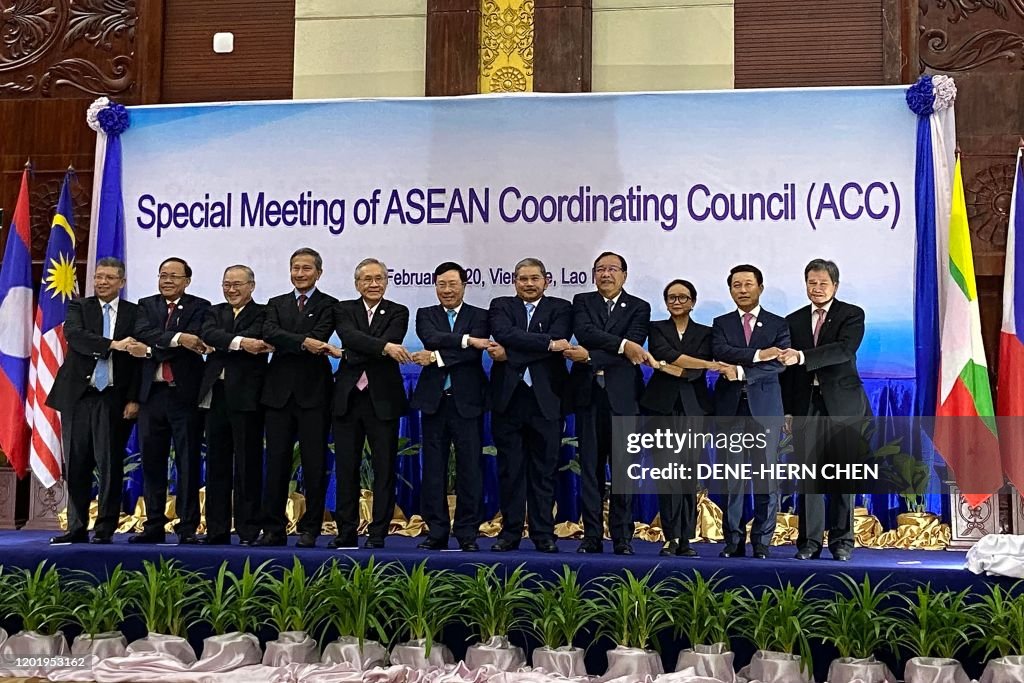 LAOS-CHINA-HEALTH-VIRUS-DIPLOMACY-ASEAN