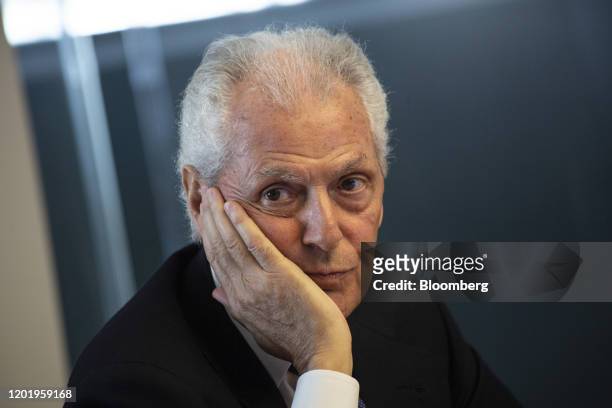 Marco Tronchetti Provera, chief executive officer of Pirelli & C. SpA, pauses during an investor day in Milan, Italy, on Wednesday, Feb. 19, 2020....