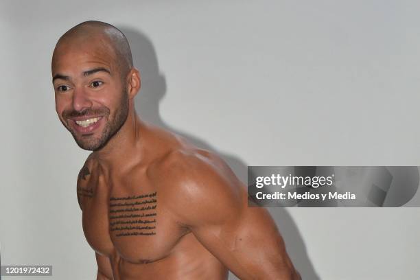 Leopoldo Dubuc poses for photos during a photocall for the play 'El Ultimo Dia de Mi Vida' at Tepeyac on January 25, 2020 in Mexico City, Mexico.