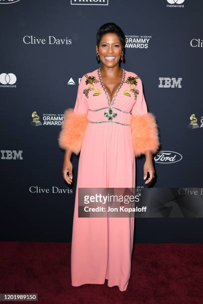 Tamron Hall attends the Pre-GRAMMY Gala and GRAMMY Salute to Industry Icons Honoring Sean "Diddy" Combs at The Beverly Hilton Hotel on January 25,...