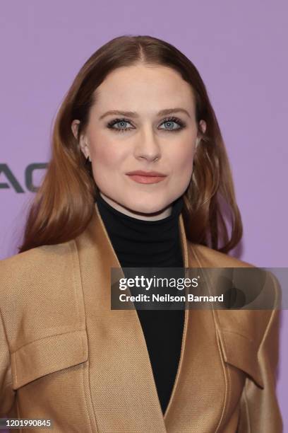 Evan Rachel Wood attends the 2020 Sundance Film Festival - "Kajillionaire" Premiere at Eccles Center Theatre on January 25, 2020 in Park City, Utah.