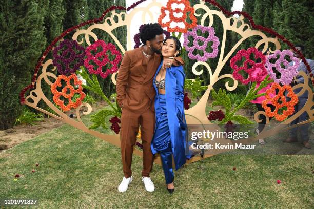 Big Sean and Jhené Aiko attend 2020 Roc Nation THE BRUNCH on January 25, 2020 in Los Angeles, California.