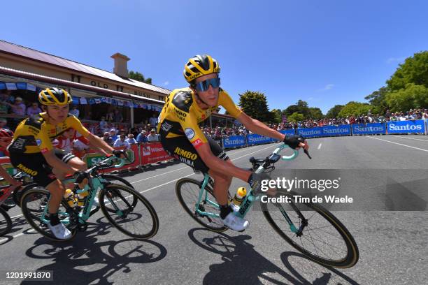 Christopher Harper of Australia and Team Jumbo-Visma / during the 22nd Santos Tour Down Under 2020, Stage 6 a 151,5km stage from McLaren Vale to...