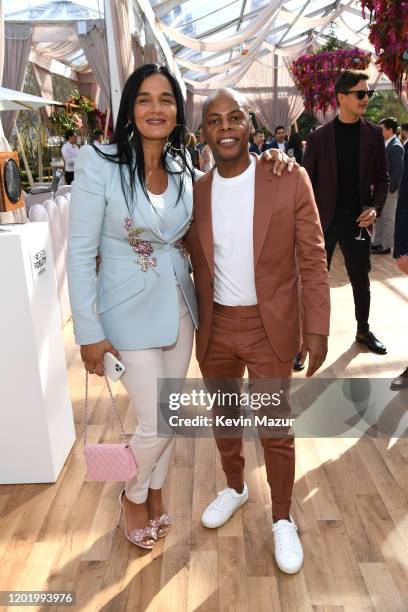 Roc Nation COO Desiree Perez and Tyran 'Tata' Smith attend 2020 Roc Nation THE BRUNCH on January 25, 2020 in Los Angeles, California.