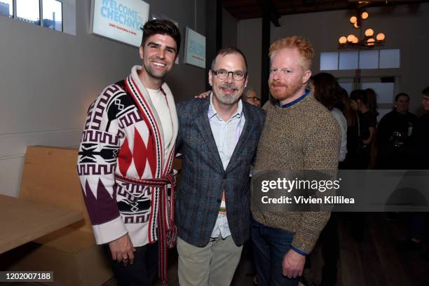 Justin Mikita, David France and Jesse Tyler Ferguson stop by HBO Films' "Welcome to Chechnya "Premiere Party at WarnerMedia Lodge: Elevating...