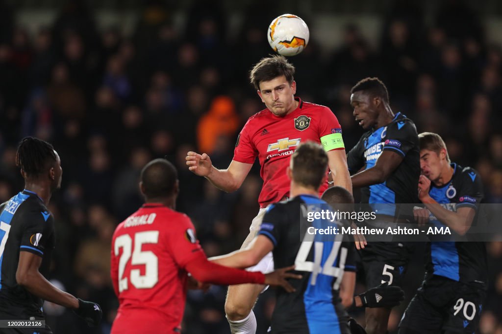 Club Brugge v Manchester United - UEFA Europa League Round of 32: First Leg