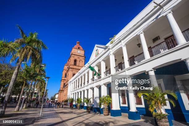 principal plaza in santa cruz, bolivia - bolivia fotografías e imágenes de stock