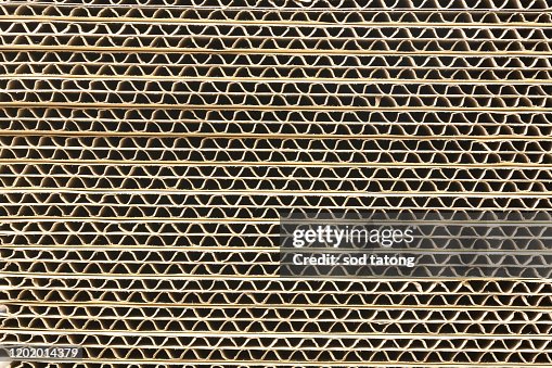 Cross section of cardboard corrugated pattern as baskground and texture vertical Cross section of cardboard corrugated pattern as baskground and texture vertical