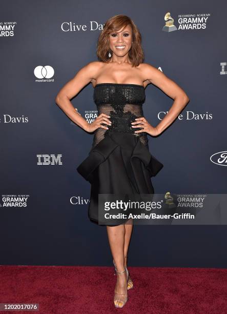 Deborah Cox attends the Pre-GRAMMY Gala and GRAMMY Salute to Industry Icons Honoring Sean "Diddy" Combs at The Beverly Hilton Hotel on January 25,...