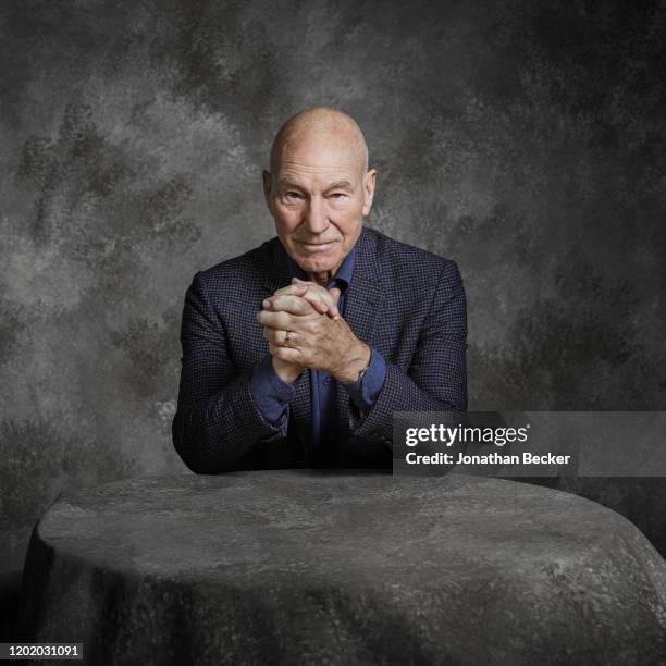 Actor Patrick Stewart poses for a portrait at the Savannah Film Festival on October 29, 2017 at Savannah College of Art and Design in Savannah,...