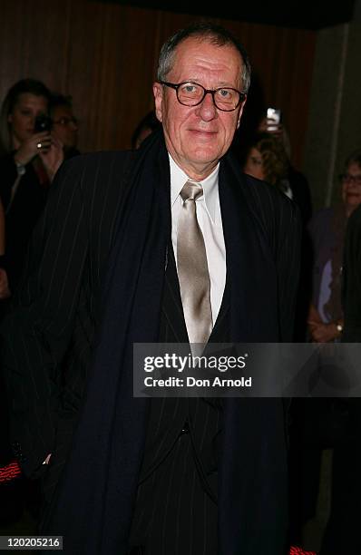 Geoffrey Rush arrives at the 2011 Helpmann Awards at the Sydney Opera House on August 1, 2011 in Sydney, Australia.