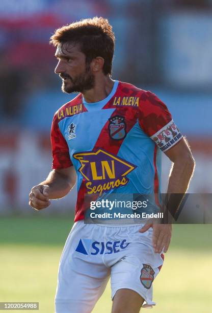 Emiliano Papa of Arsenal looks on during a match between Arsenal and Newell's Old Boys as part of Superliga 2019/20 at Julio Humberto Grondona...