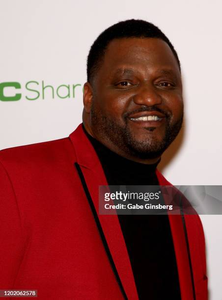 Actor/comedian and co-host Aries Spears attends the 2020 Adult Video News Awards at The Joint inside the Hard Rock Hotel & Casino on January 25, 2020...