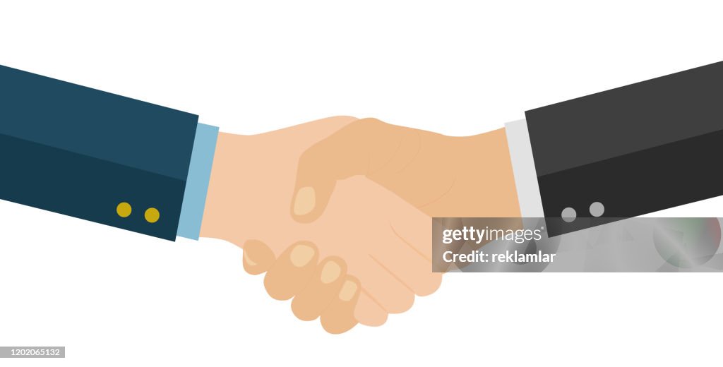 Handshake von Geschäftspartnern. Business Handshake. Erfolgreicher Deal.