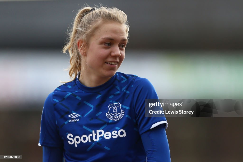 Everton FC v London Bee's - Women's FA Cup: Fourth Round