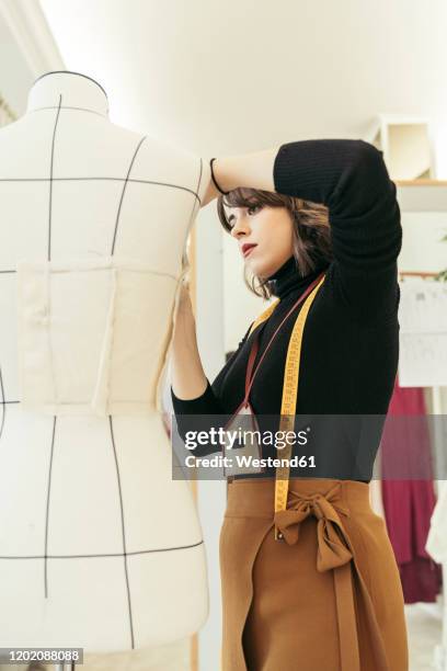 fashion designer at work - fashion designer stock pictures, royalty-free photos & images