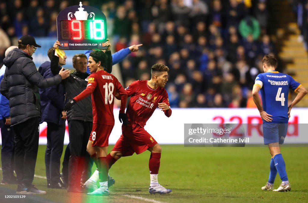 Shrewsbury Town v Liverpool FC - FA Cup Fourth Round