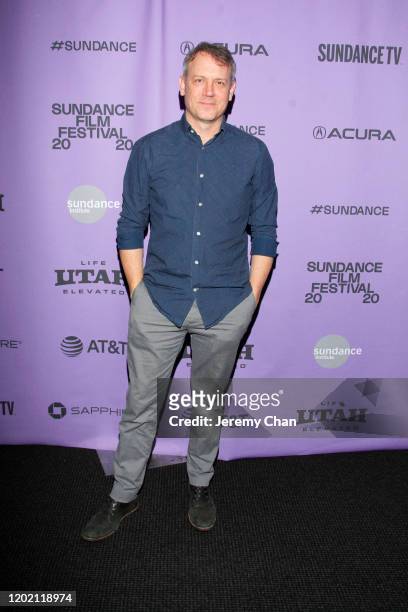 Director Brian Knappenberger attends the 2020 Sundance Film Festival - Documentary Shorts Program 2 at Temple Theater on January 26, 2020 in Park...