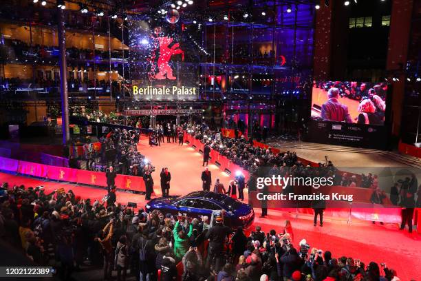 General view during the opening ceremony and "My Salinger Year" premiere during the 70th Berlinale International Film Festival Berlin at Berlinale...