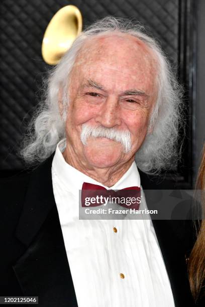 David Crosby attends the 62nd Annual GRAMMY Awards at STAPLES Center on January 26, 2020 in Los Angeles, California.