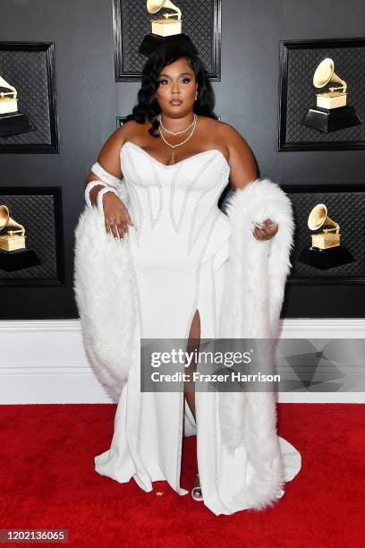 Lizzo attends the 62nd Annual GRAMMY Awards at STAPLES Center on January 26, 2020 in Los Angeles, California.