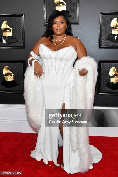 Lizzo attends the 62nd Annual GRAMMY Awards at Staples Center on January 26, 2020 in Los Angeles, California.