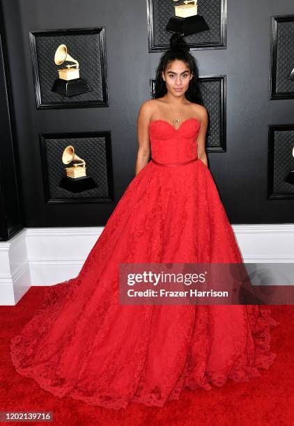 Jessie Reyez attends the 62nd Annual GRAMMY Awards at STAPLES Center on January 26, 2020 in Los Angeles, California.