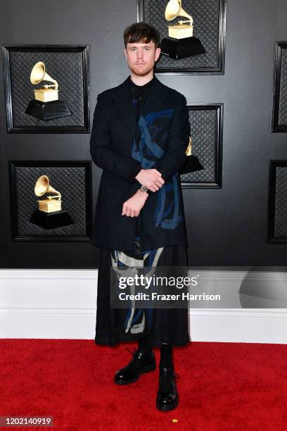 James Blake attends the 62nd Annual GRAMMY Awards at STAPLES Center on January 26, 2020 in Los Angeles, California.