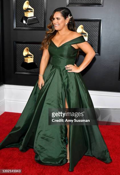Kimie Miner attends the 62nd Annual GRAMMY Awards at Staples Center on January 26, 2020 in Los Angeles, California.