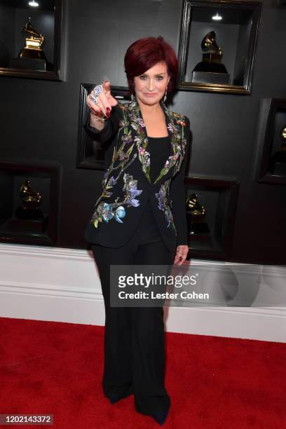 Sharon Osbourne attends the 62nd Annual GRAMMY Awards at STAPLES Center on January 26, 2020 in Los Angeles, California.