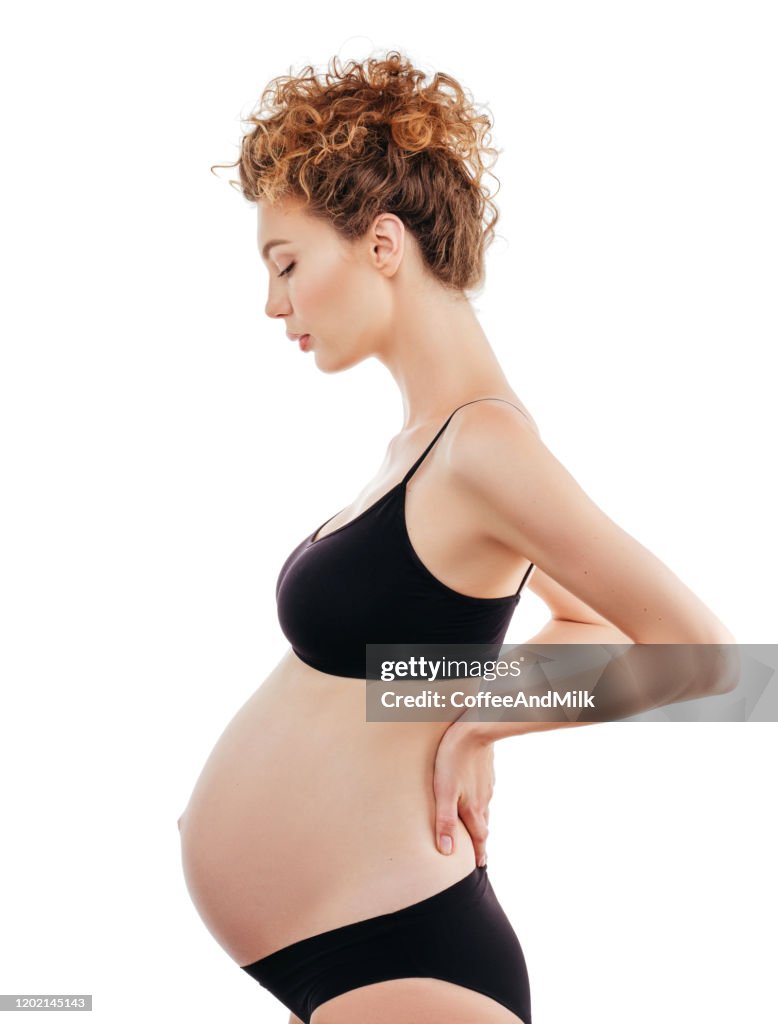 Beautiful pregnant woman
