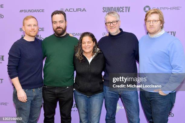 Michael Gottwald, Josh Penn, Becky Glupczynski, Paul Mezy, and Dan Janvey attend the 2020 Sundance Film Festival - "Wendy" Premiere at Eccles Center...