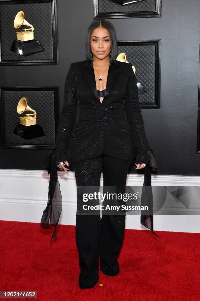 Lauren London attends the 62nd Annual GRAMMY Awards at Staples Center on January 26, 2020 in Los Angeles, California.