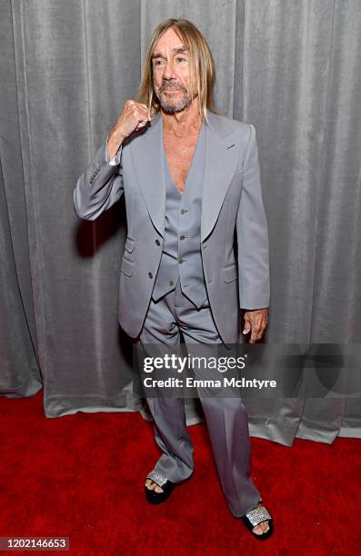 Iggy Pop attends the 62nd Annual GRAMMY Awards at STAPLES Center on January 26, 2020 in Los Angeles, California.