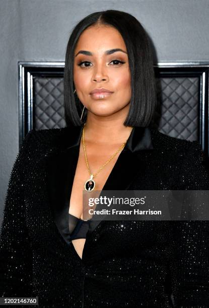 Lauren London attends the 62nd Annual GRAMMY Awards at STAPLES Center on January 26, 2020 in Los Angeles, California.