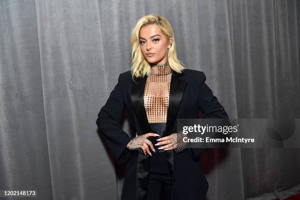 Bebe Rexha attends the 62nd Annual GRAMMY Awards at STAPLES Center on January 26, 2020 in Los Angeles, California.