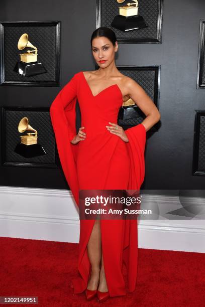 Janina Gavankar attends the 62nd Annual GRAMMY Awards at Staples Center on January 26, 2020 in Los Angeles, California.