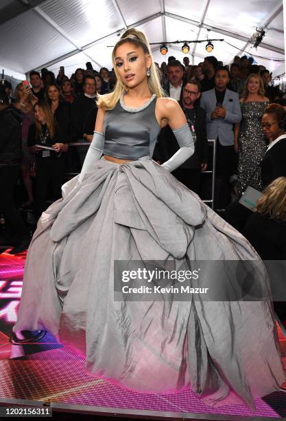 Ariana Grande attends the 62nd Annual GRAMMY Awards at STAPLES Center on January 26, 2020 in Los Angeles, California.