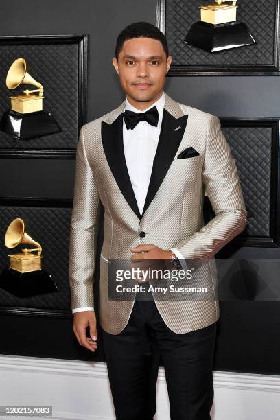 Trevor Noah attends the 62nd Annual GRAMMY Awards at Staples Center on January 26, 2020 in Los Angeles, California.