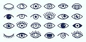 Eye icons collection