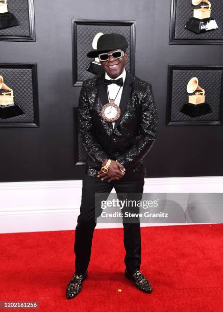 Flavor Flav attends the 62nd Annual GRAMMY Awards at Staples Center on January 26, 2020 in Los Angeles, California.