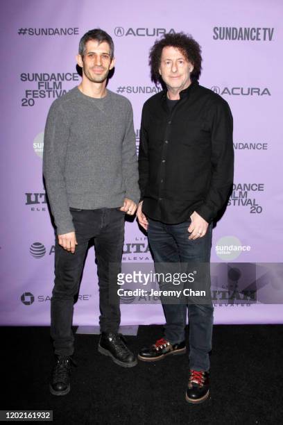 Directors Gregory Kershaw and Michael Dweck attend the 2020 Sundance Film Festival - "The Truffle Hunters" Premiere at Prospector Square Theatre on...